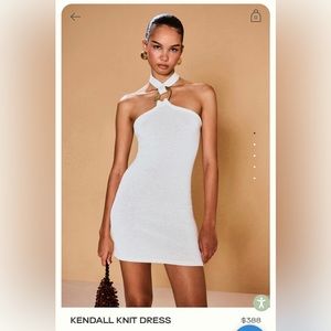 Brand New Clut Gaia Kendall Knit White Dress